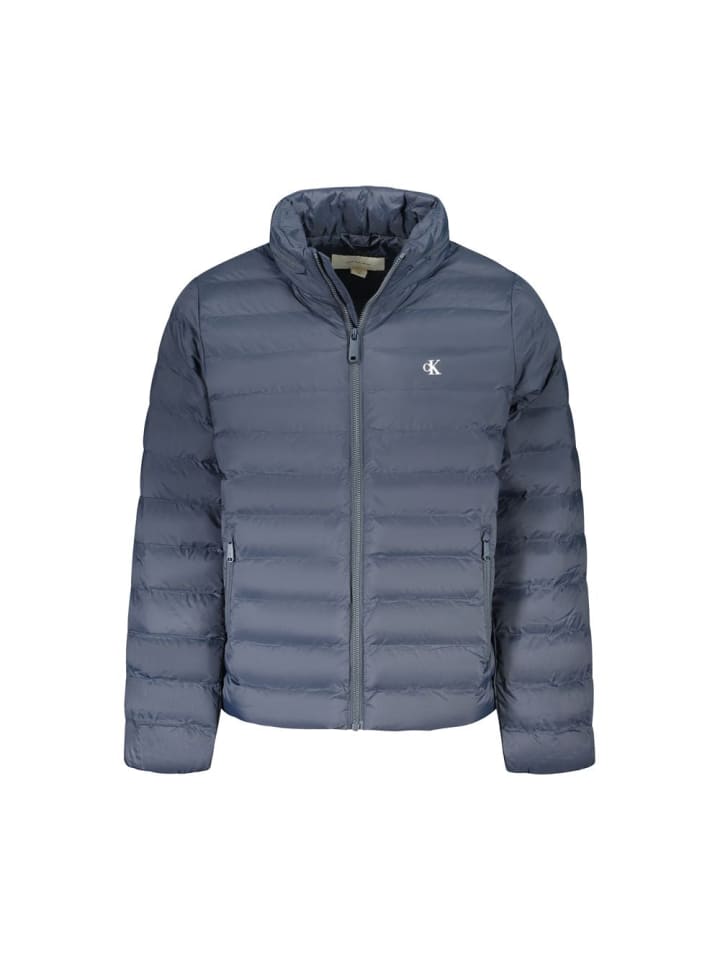 Blau Polyamid Herren Jacke