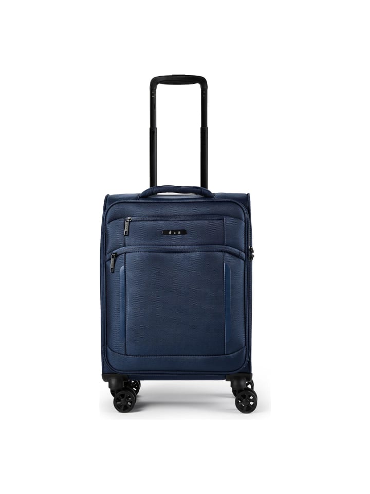 Travel Line 9804 4 Rollen Kabinentrolley S 55 cm dark blue