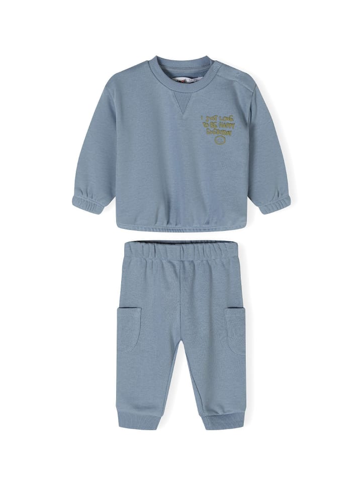 2tlg. Set: Jogginganzug 24fleece12 in Blau