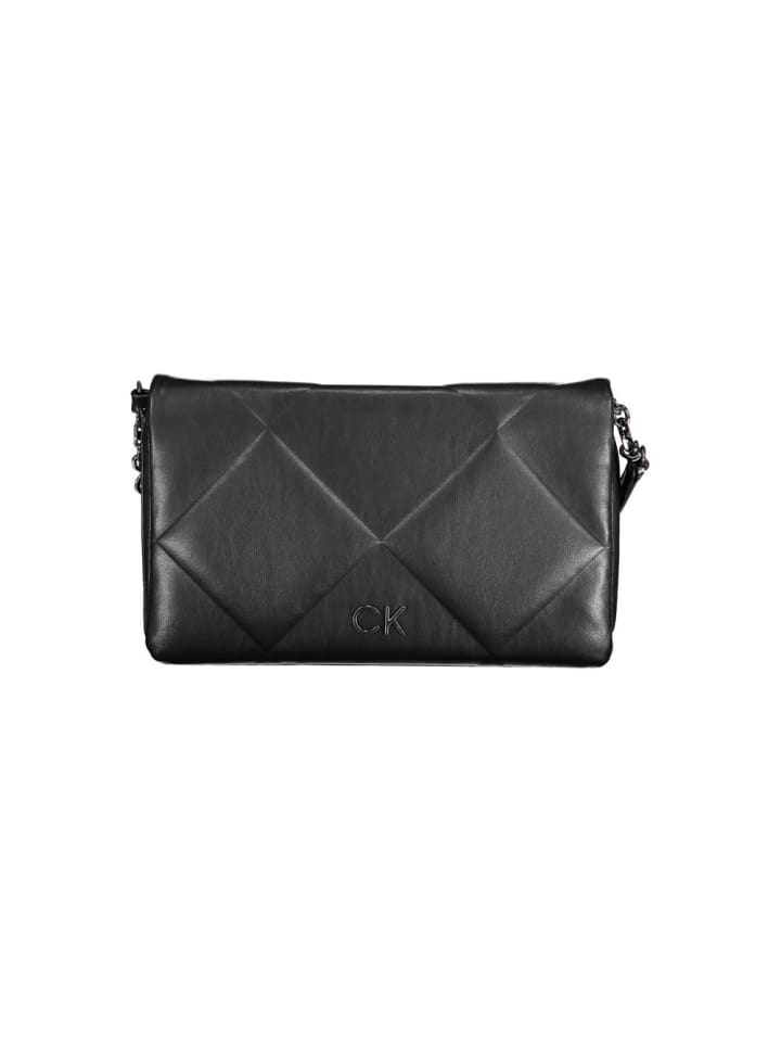 Schwarz Polyester Damen Schulter Tasche