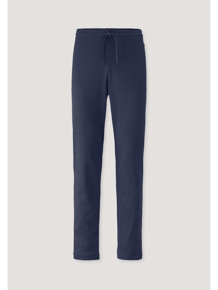 Hessnatur Schlafhose PURE COTTON aus reiner Bio-Baumwolle in mitternachtsblau