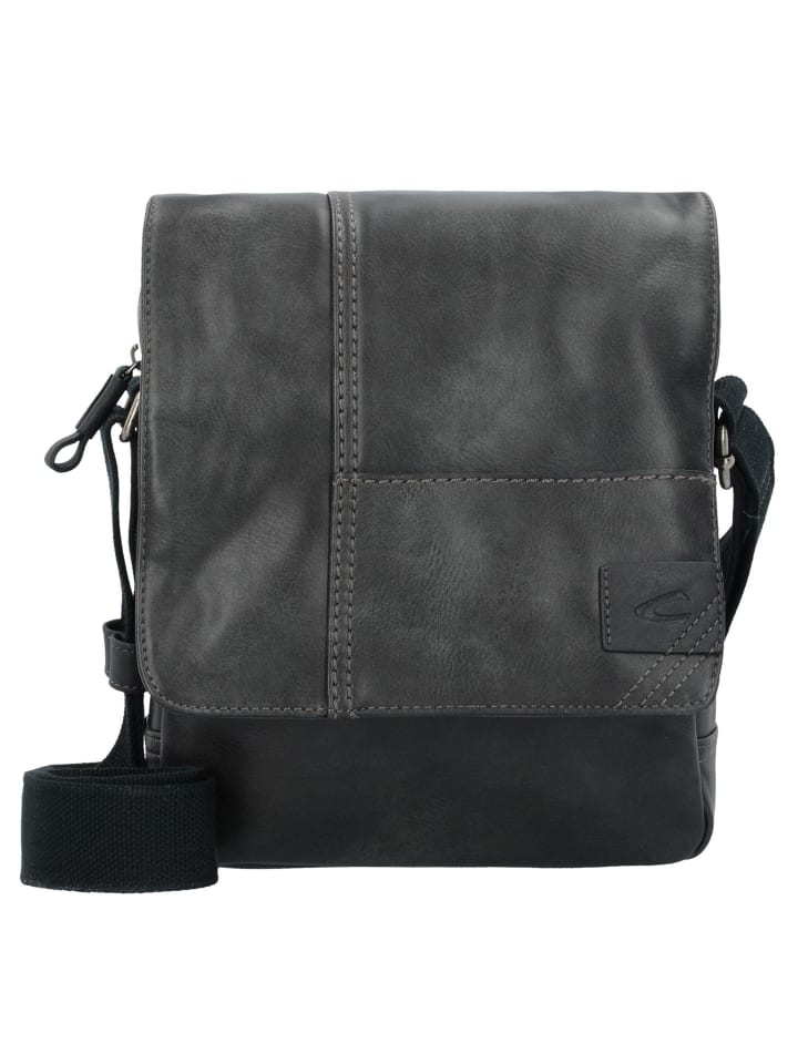 Laos Umhängetasche 20 cm schwarz