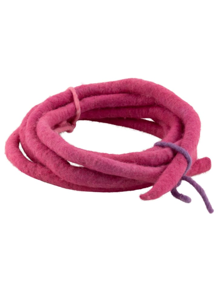 Filzbänder, dünn in rosa