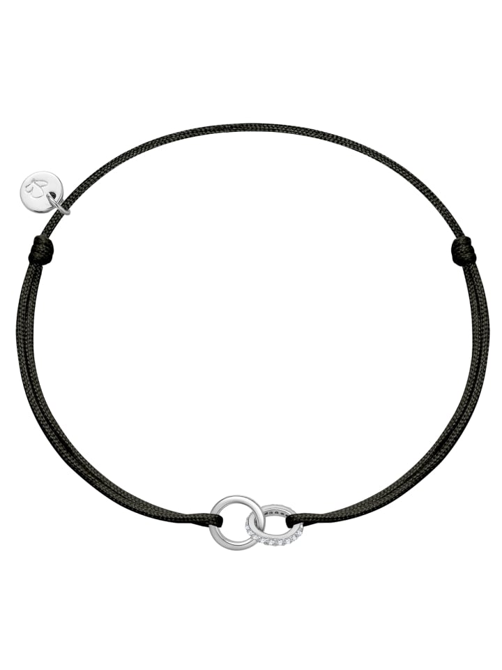 Armband aus Sterling Silber mit Zirkonia in silber
