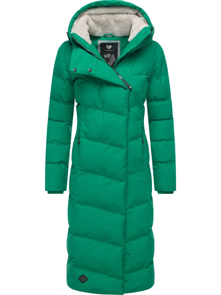 Wintermantel Pavla Long in Emerald Green25