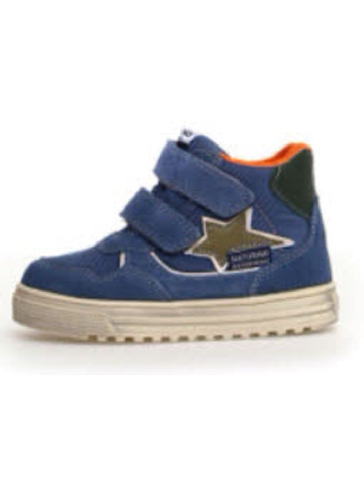 Schnürschuh in blau