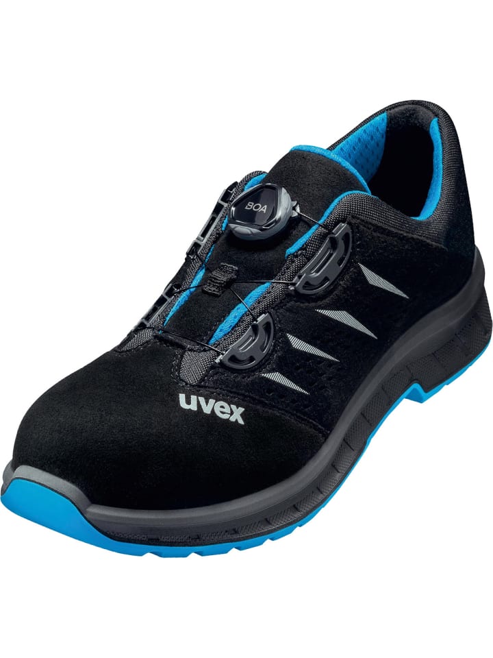 Halbschuhe 2 trend gelochter Halbschuh in schwarz/blau