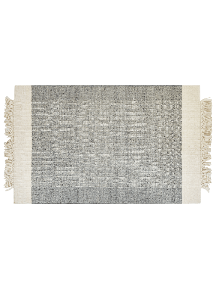 Kurzflor TATLISU in Grau/Weiß - (W) 140 x (H) 1 x (L) 200 cm