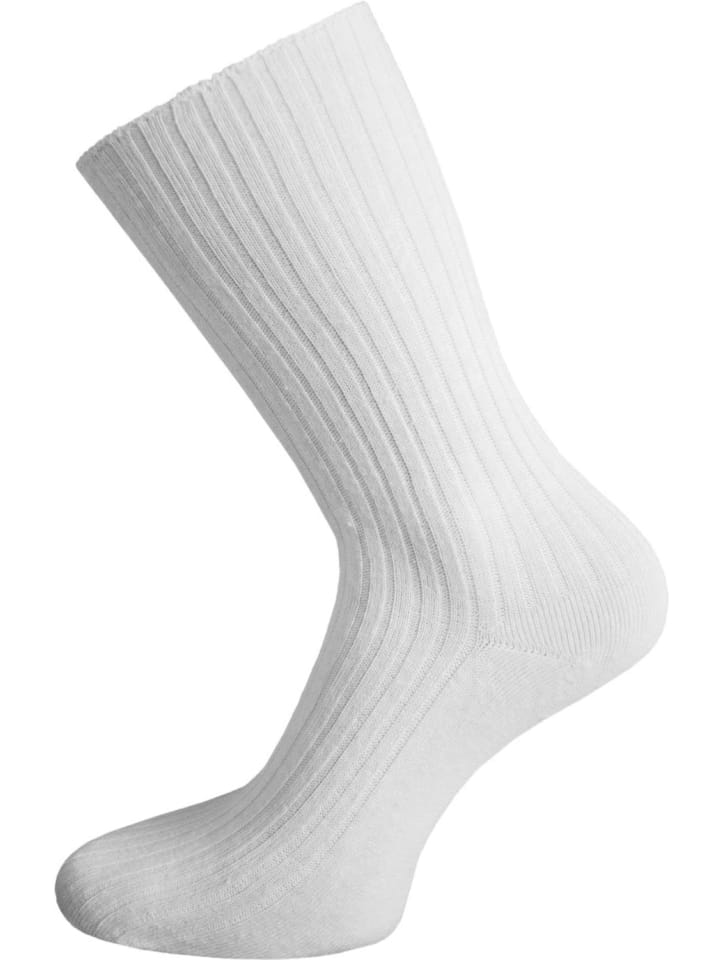 10 Paar Arztsocken in Weiß