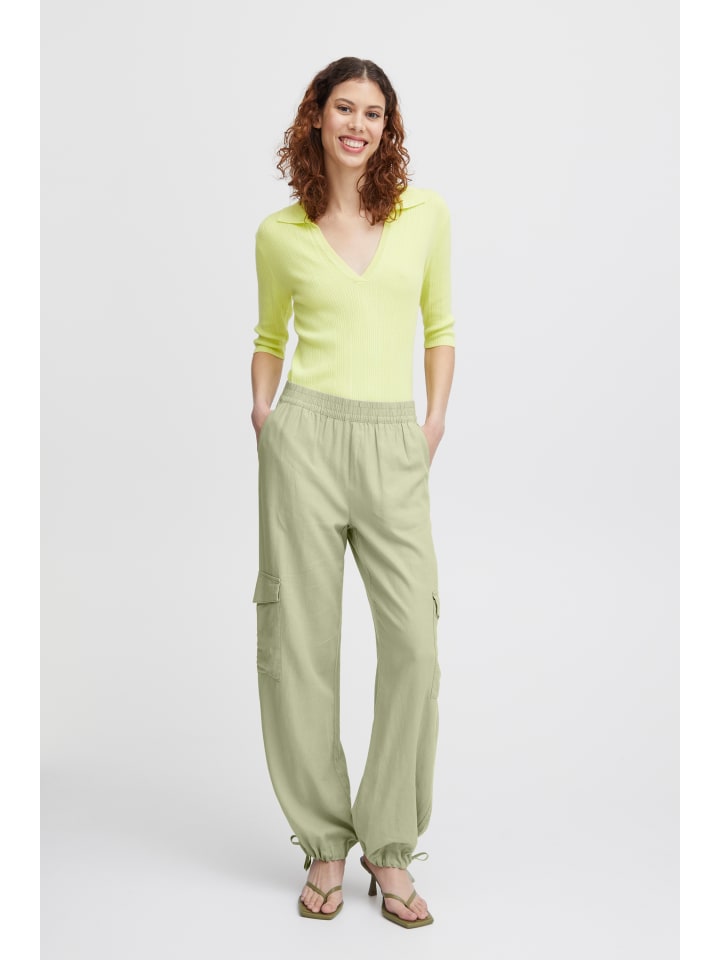 BYFALAKKA CARGO PANTS - LIGHT WOVEN Regular fit in Tea
