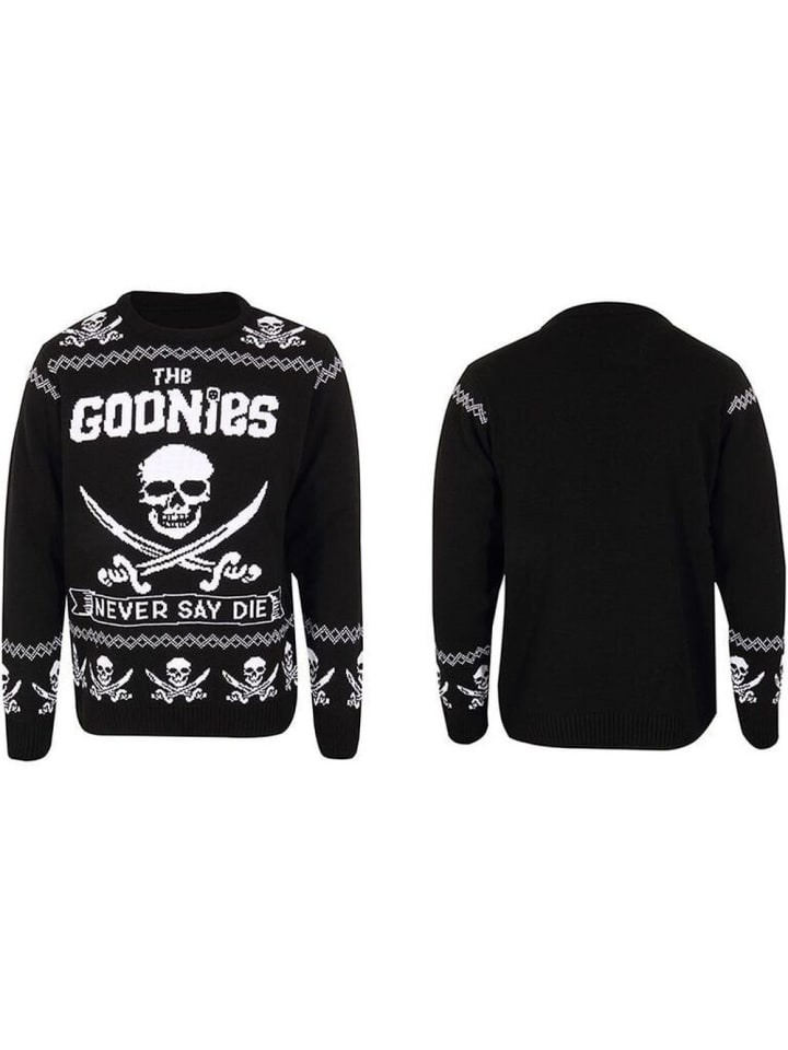 Pullover "Never Say Die Jumper" in Schwarz