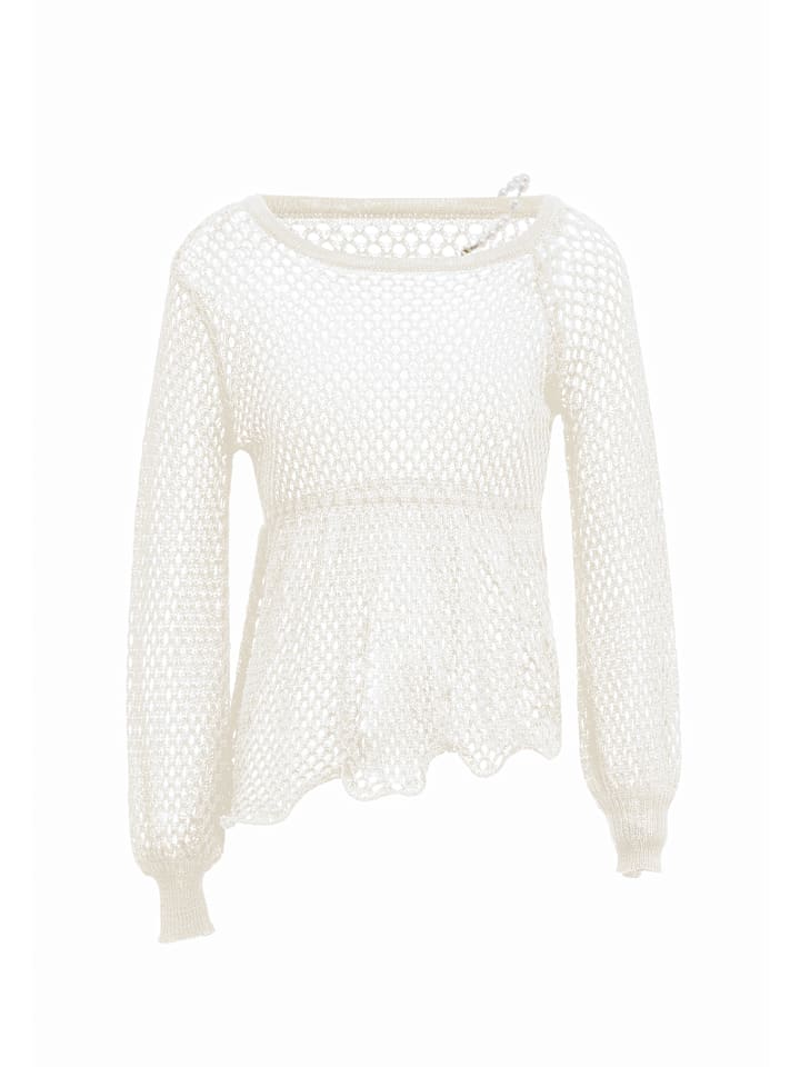 Women Sweater in Wollweiss