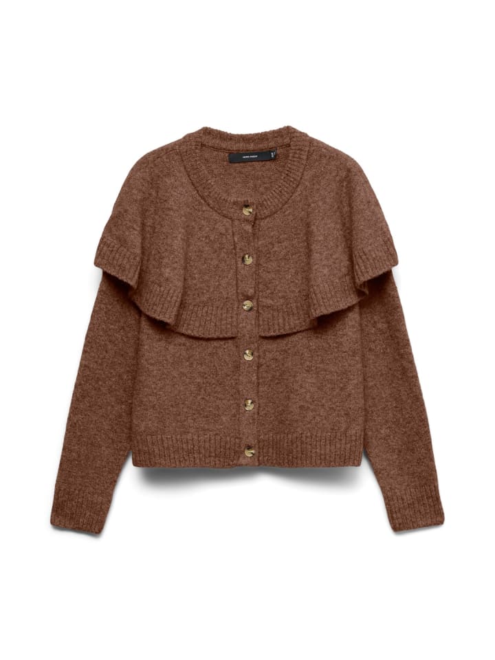 Strickjacke in Cocoa Brown