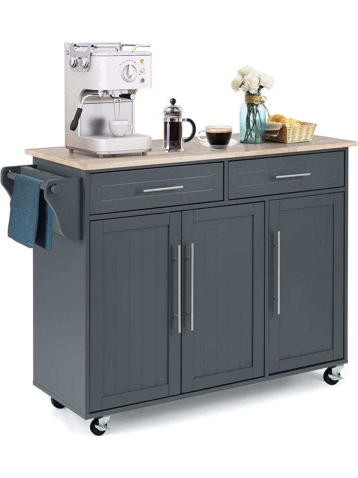 Küchenwagen Buffetschrank in Grau