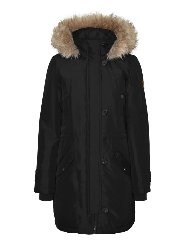 Langer Parka in Black