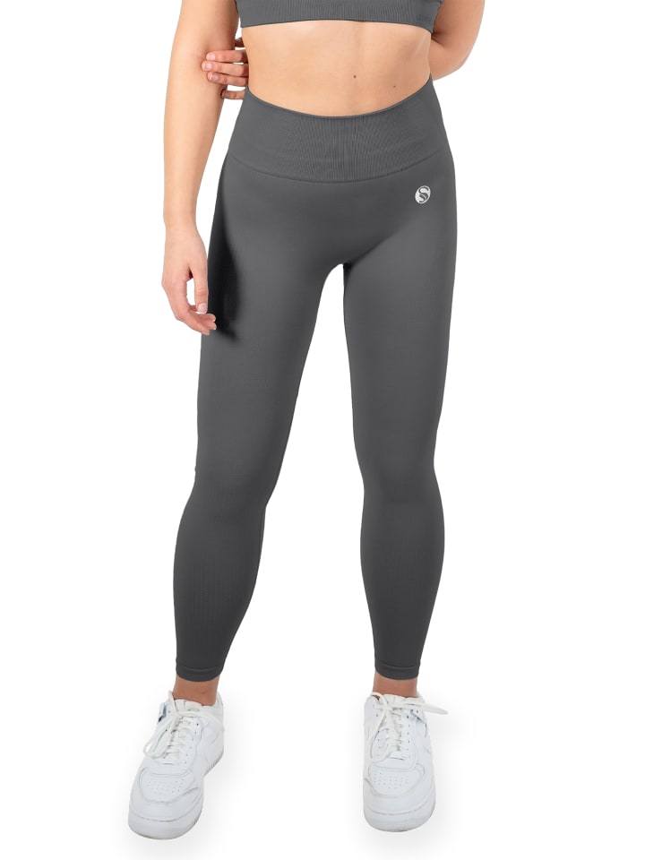 Sport Leggings High Waist in grau