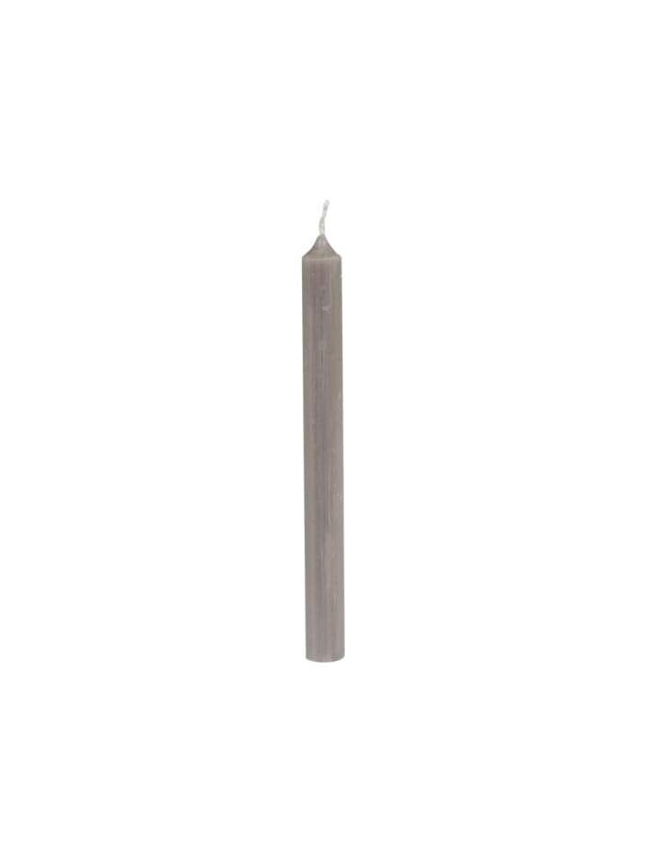 Spitzkerzen 13 cm in leinen