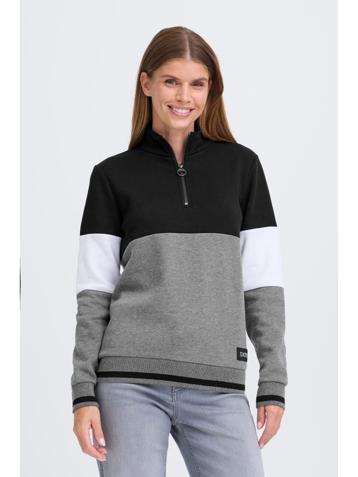 Longsweatshirt OXOmaren in Schwarz