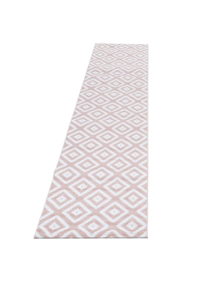 Kurzflor Teppich Pago in Pink