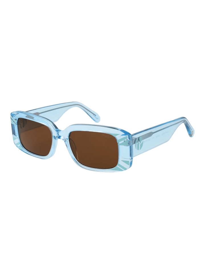 Frauen Sonnenbrille Rechtwinklig Blau