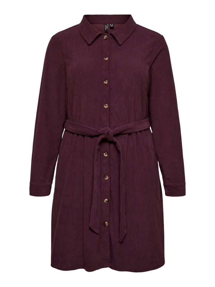 Hemdblusenkleid in Winetasting