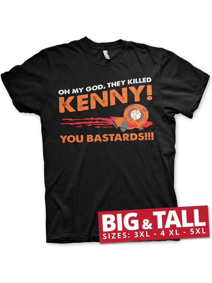T-Shirt in Schwarz