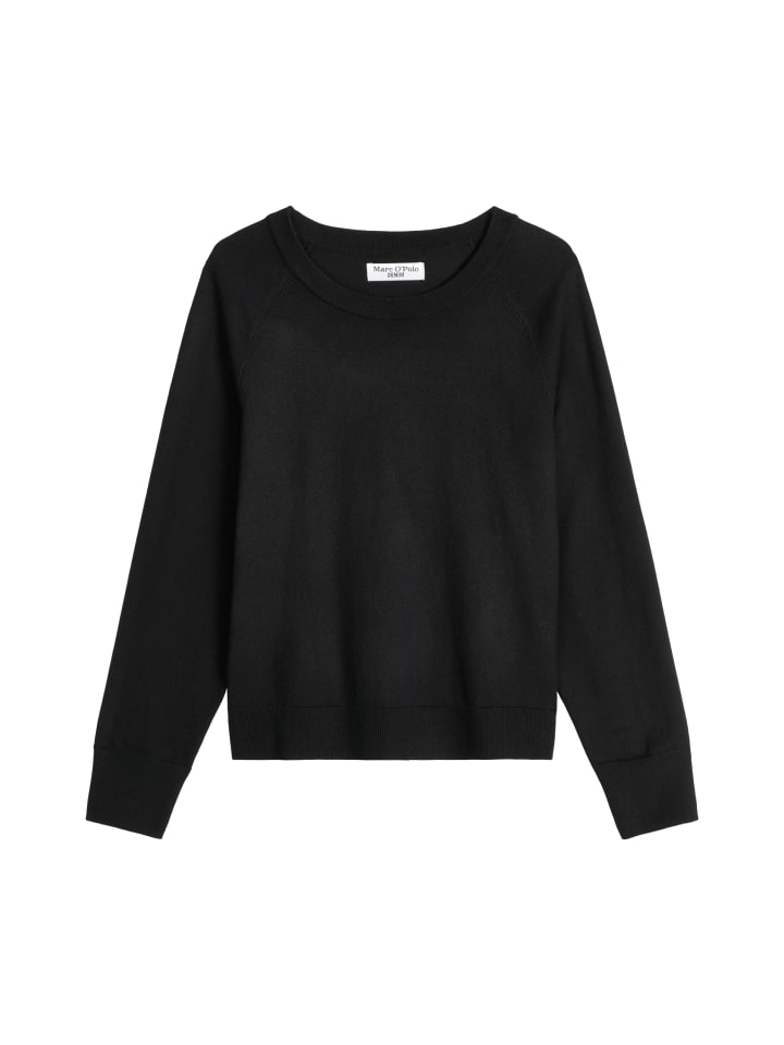 Strickpullover regular in Schwarz