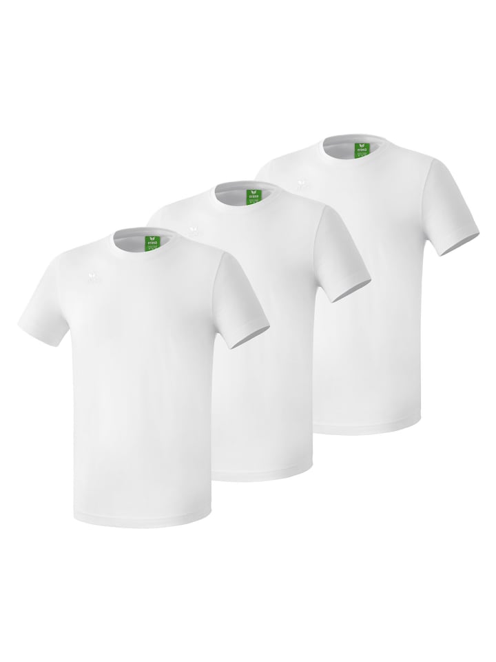 Herren 3er Pack T-Shirt in weiss