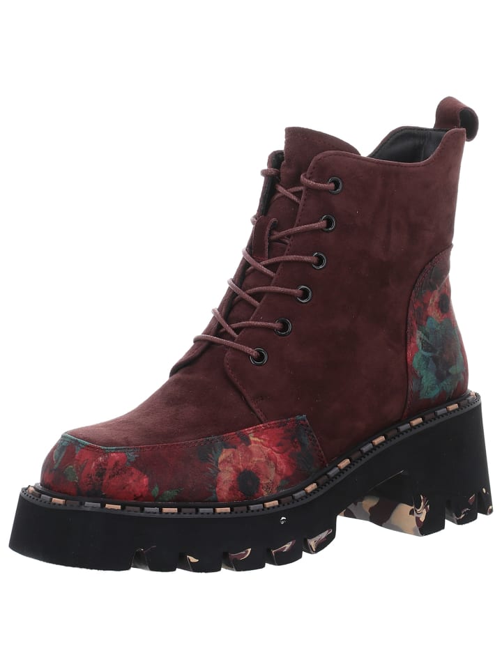 Stiefelette in rot