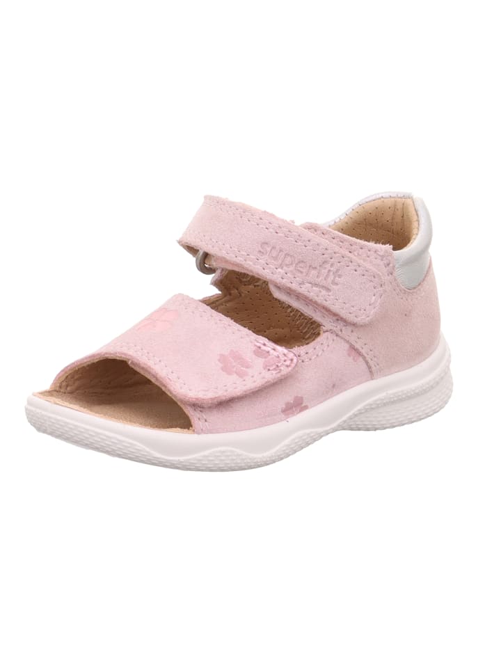 Lauflernsandale POLLY in Rosa/Silber