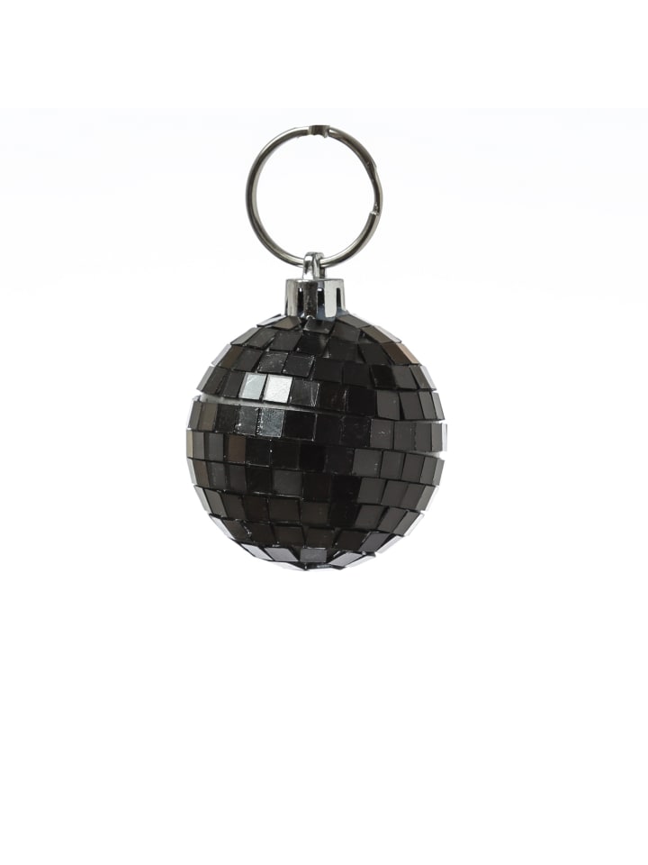 Spiegelkugel 5cm Mini Discokugel Echtglas in schwarz