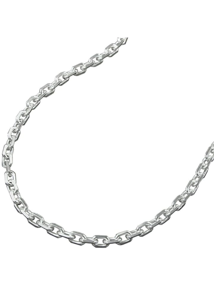 Kette 2mm Ankerkette 8x diamantiert Silber 925 38cm in silber