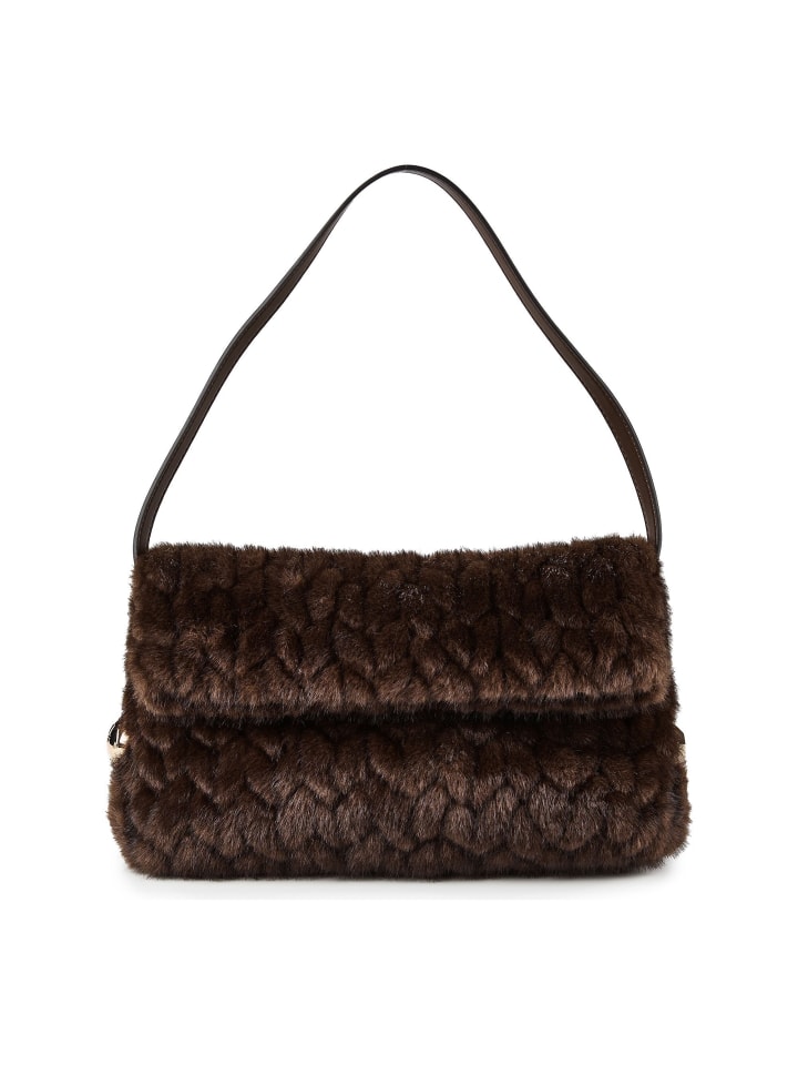 Riccy Schultertasche 30 cm deep brown