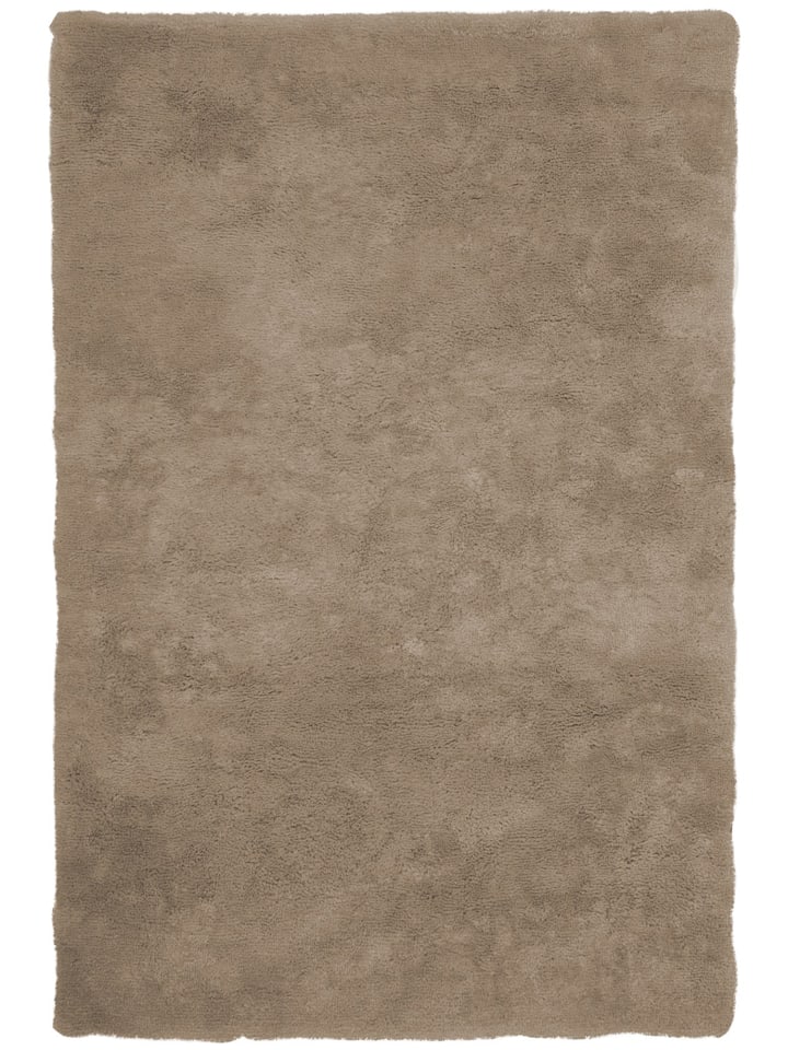 Kurzflor Teppich Cyrill 500 in taupe - rechteckig