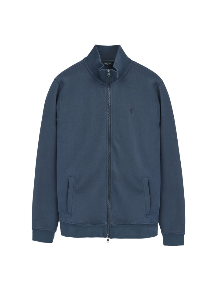 Sweatshirt MAN RIGBY GO ZIPPERED SWEAT FT IO LONG SLEEVE REGULAR FIT in Denim