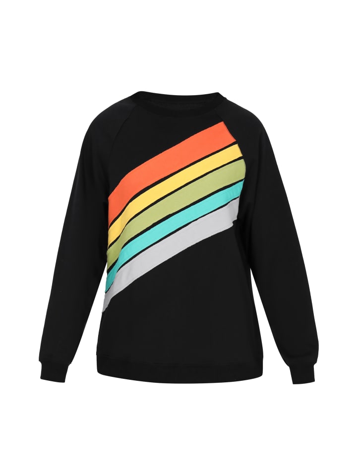 Women Sweatshirt in multicolor black