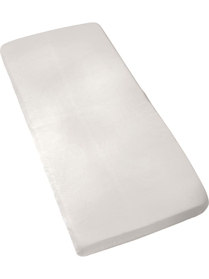 Single-Jersey Kinder-Spannbettlaken San Francisco in silber