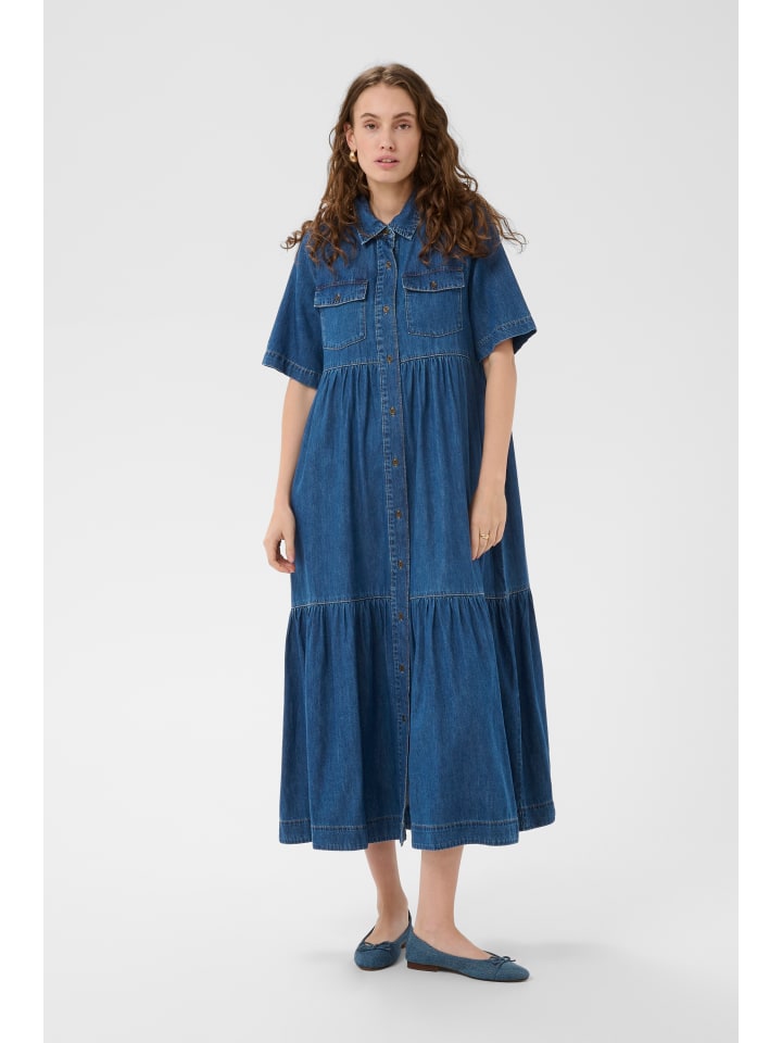 Kleid CUmona Classic fit in Dark Blue Wash