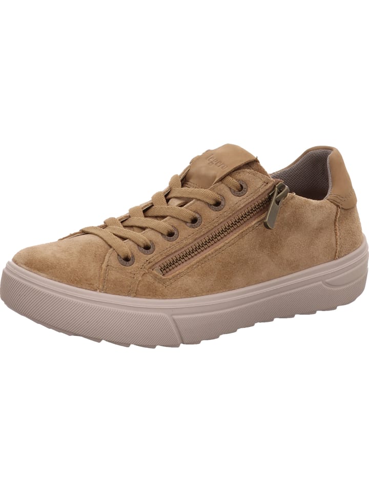 Schnürschuh in beige