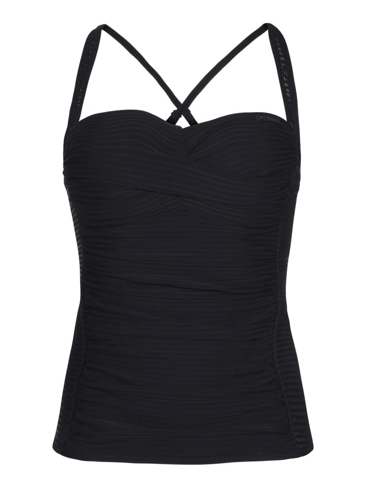 " MIXELOISE tankini top B&C-cup in True Black
