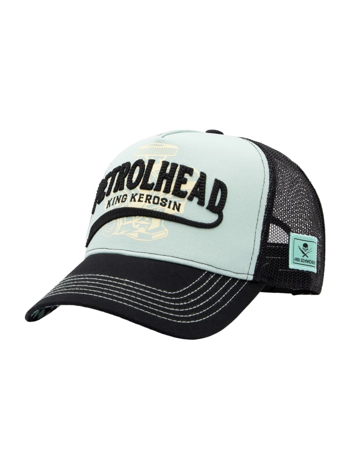 King Kerosin Trucker Cap Petrolhead in türkis