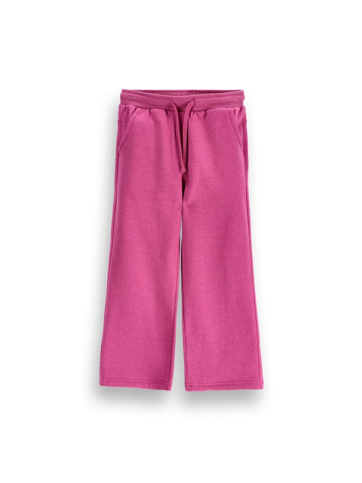 Weite bein jogginghose in violett