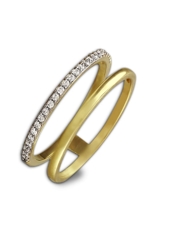 333 Gelbgold - 8 Karat Damen Ringe Fingerring 60 (19,1)