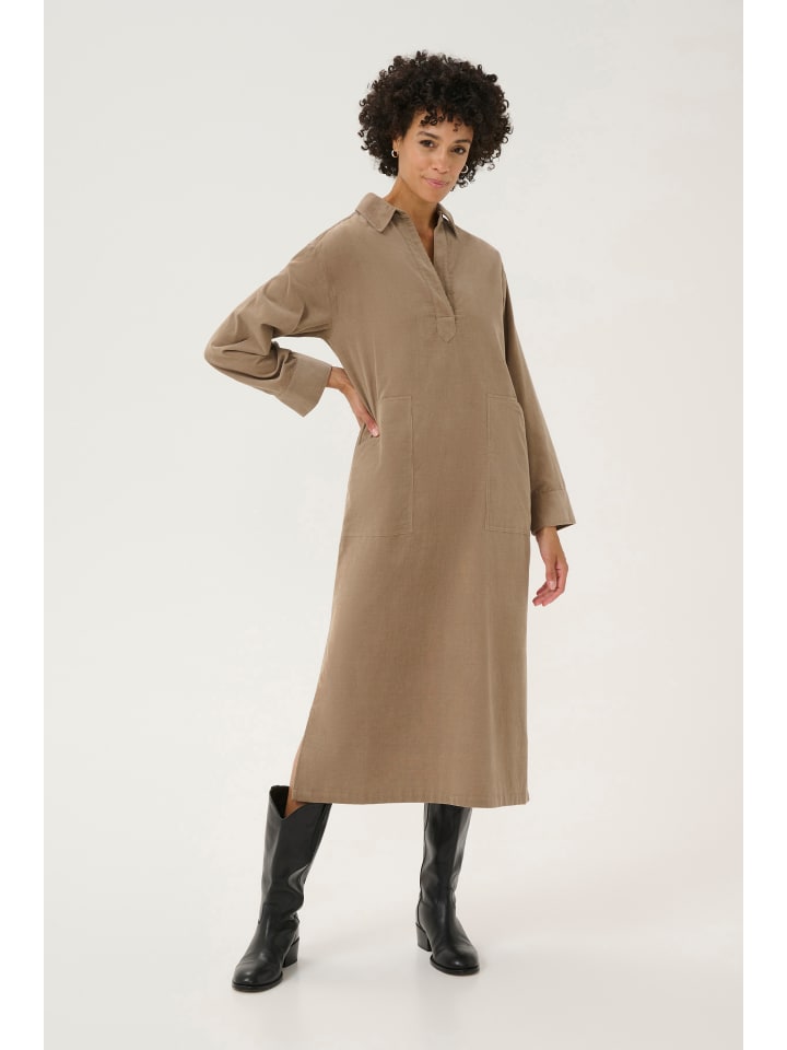 Kleid LollaPW Baggy fit in Desert Taupe