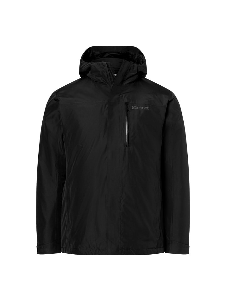 3-in-1-Jacke in Schwarz