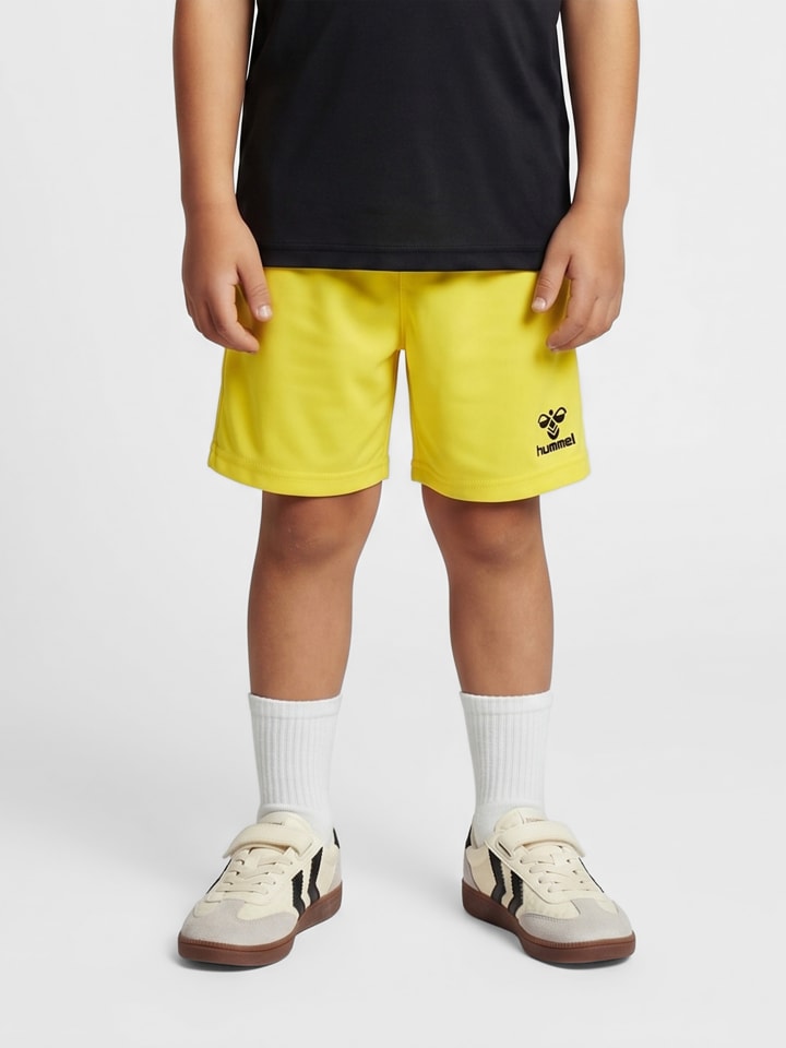 Kurze Hose Hmlessential Kinder in BLAZING YELLOW