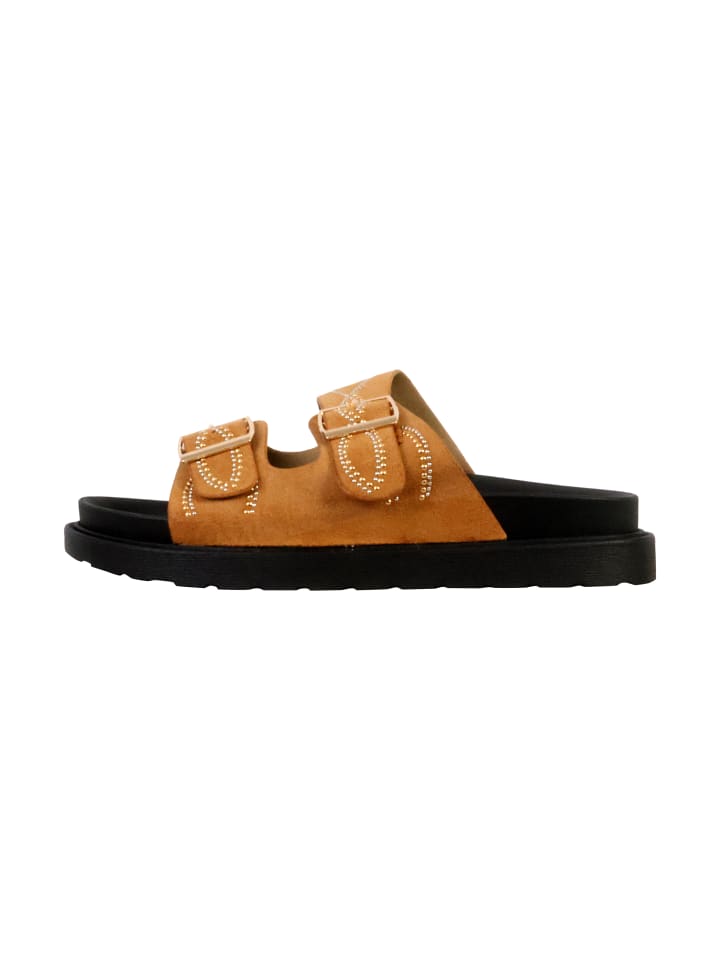 Sandalen zum Hineinschlüpfen Braun