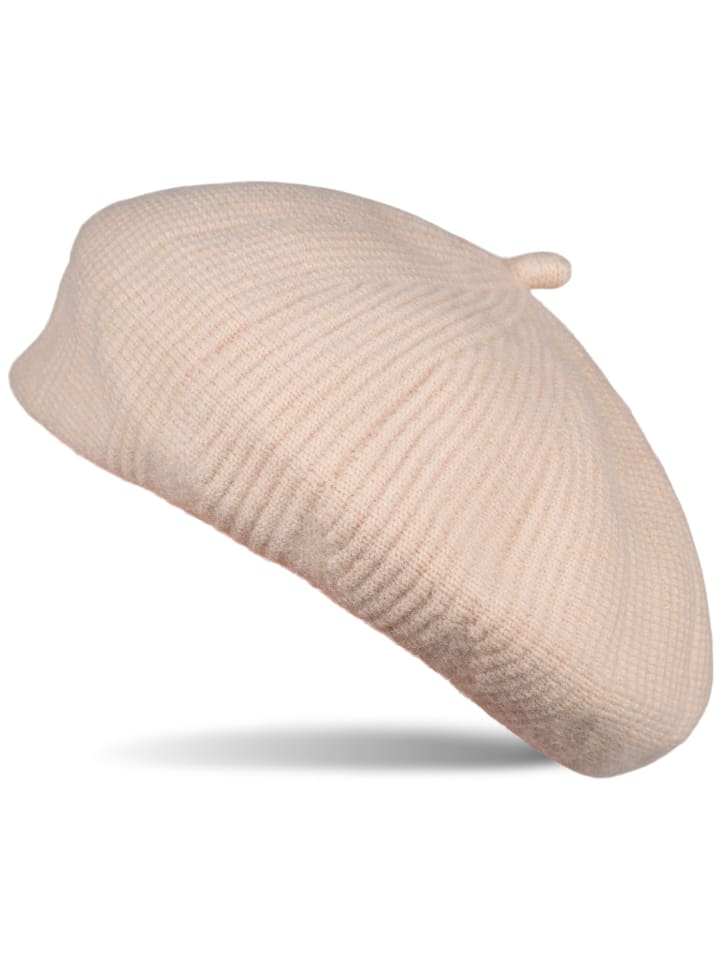 Baskenmütze in Beige