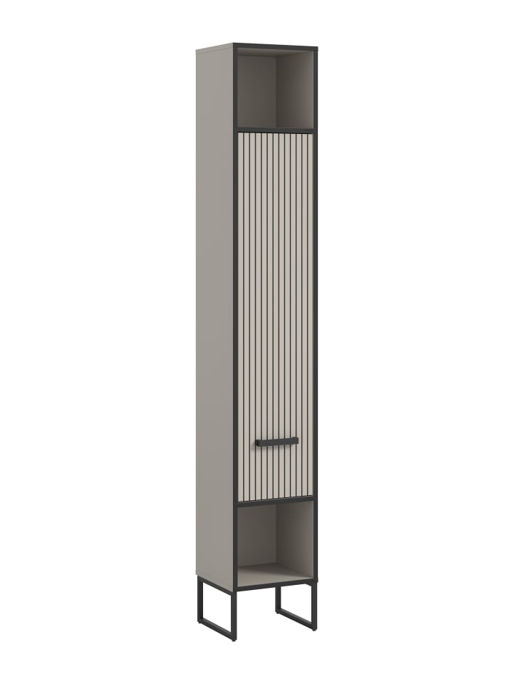 Hochschrank (B/H/T: 30x192x32 cm) in Kaschmir