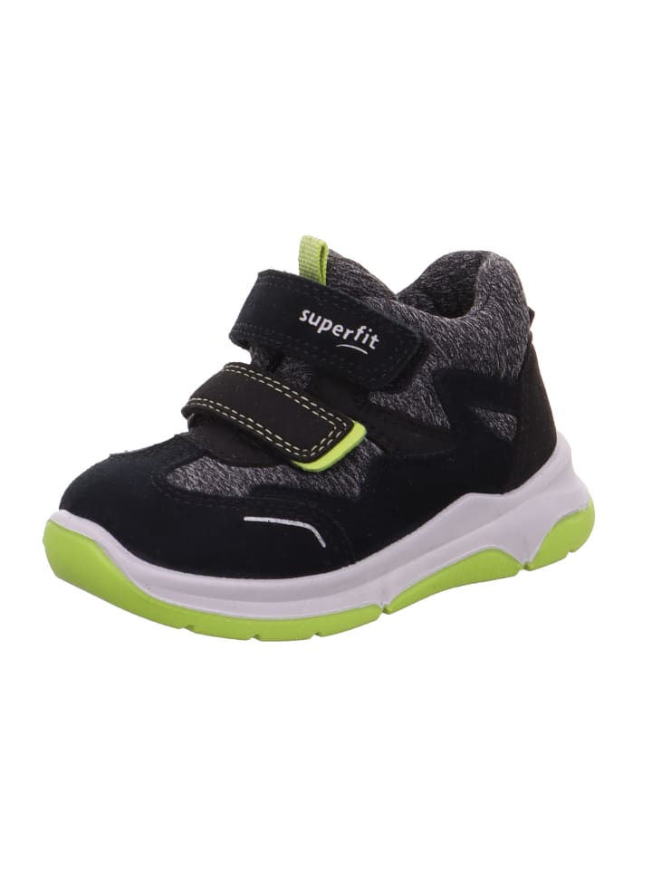 Sneaker High COOPER in Schwarz/Hellgrün